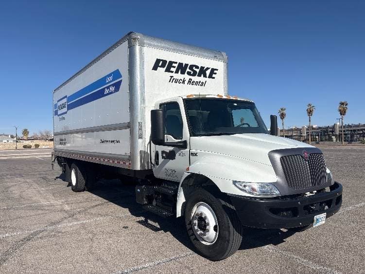 2022 International MV607 Box Truck - 220HP, 6 Speed Automatic, Roll up Door image 1