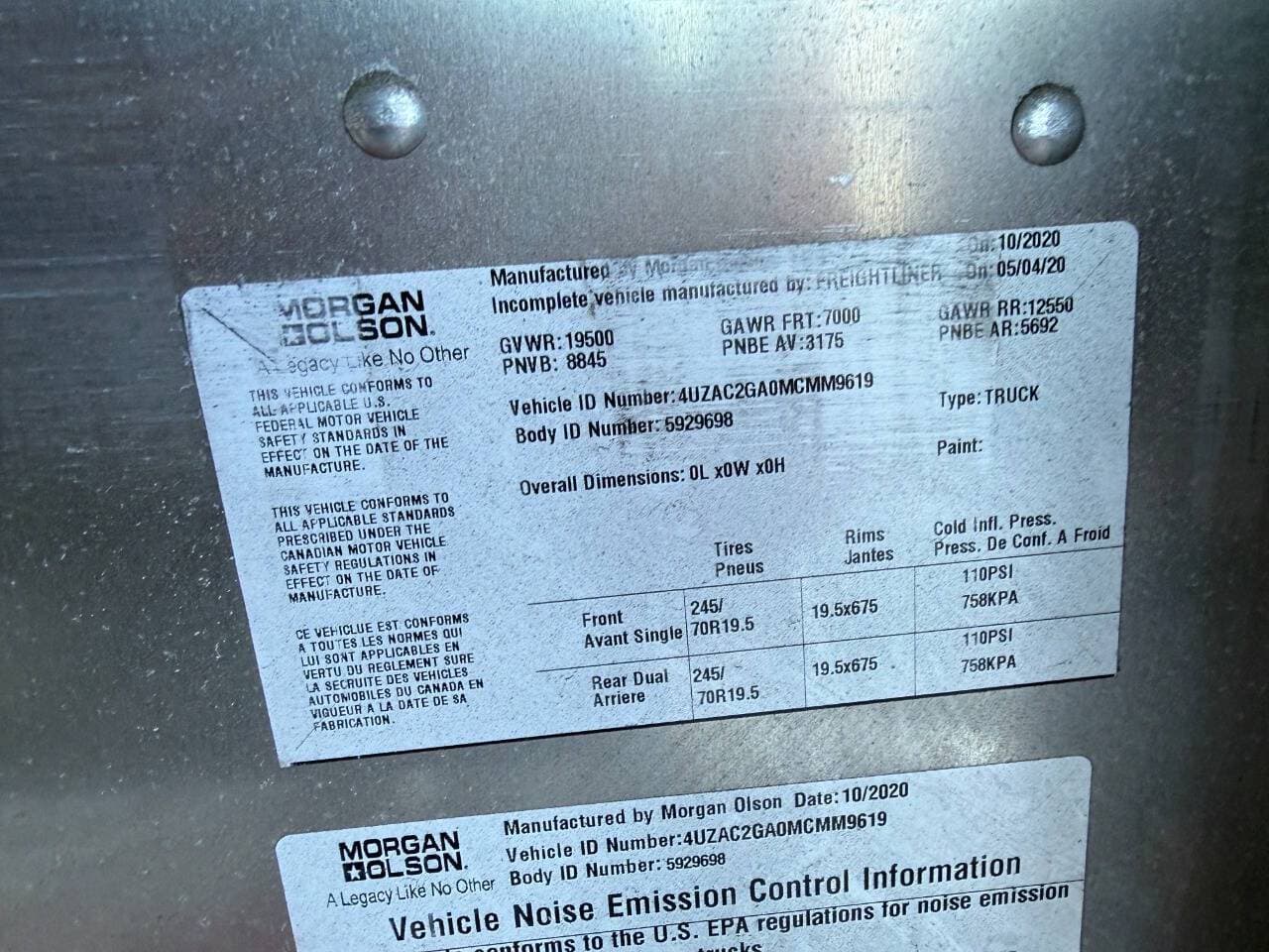 2021 Freightliner MT45 image 11