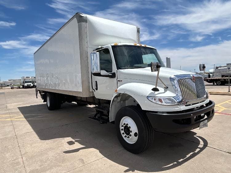2022 International MV607 Box Truck - 240HP, 6 Speed Automatic, Roll up Door image 1