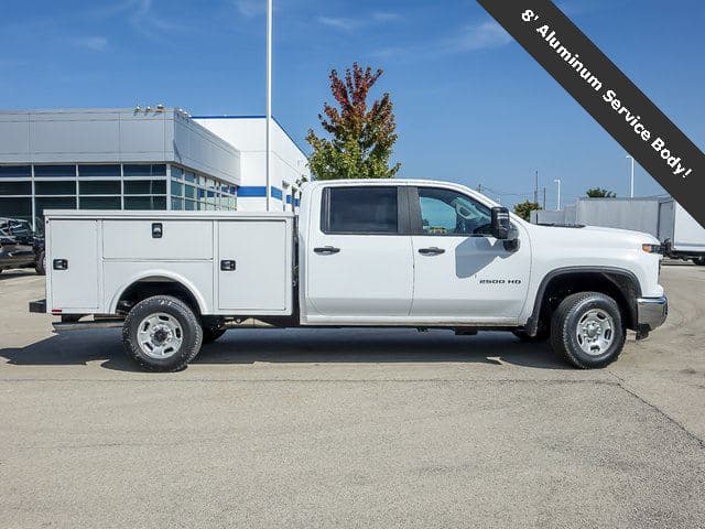 2024 Chevrolet Silverado 2500HD Work Truck 8' Aluminum Flip Top Service Body image 2
