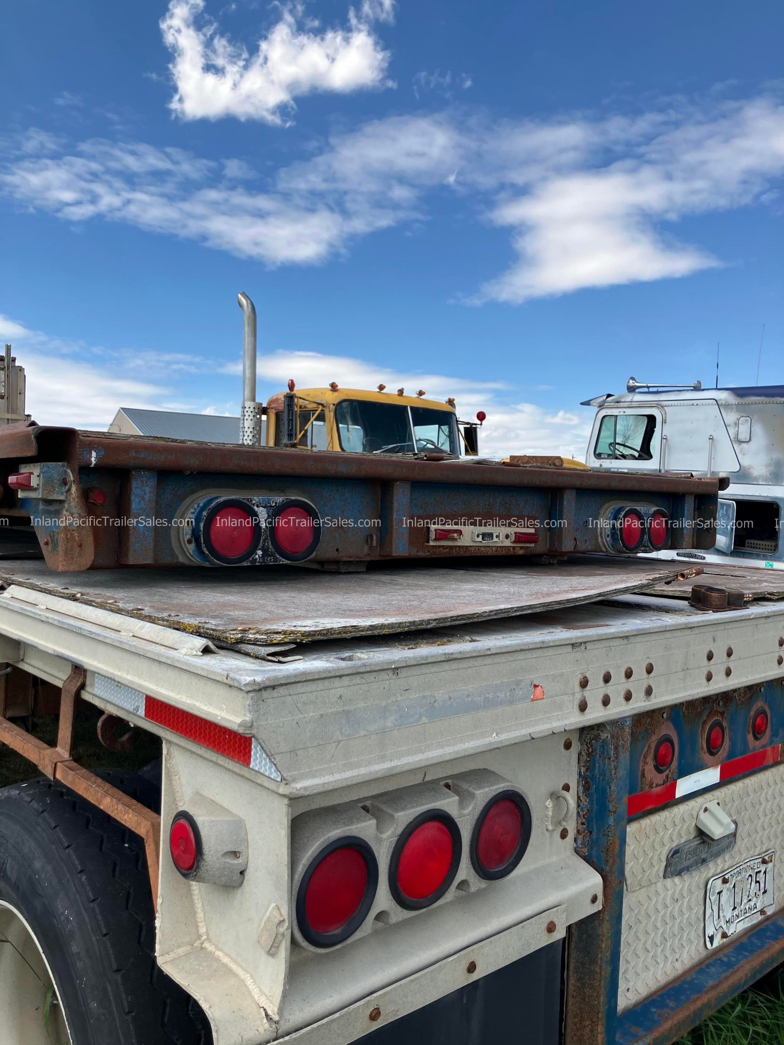 1988 WESTERN ELITE 28' PULL TRAILER + 25' FLAT DECK FOR TRUCK image 8
