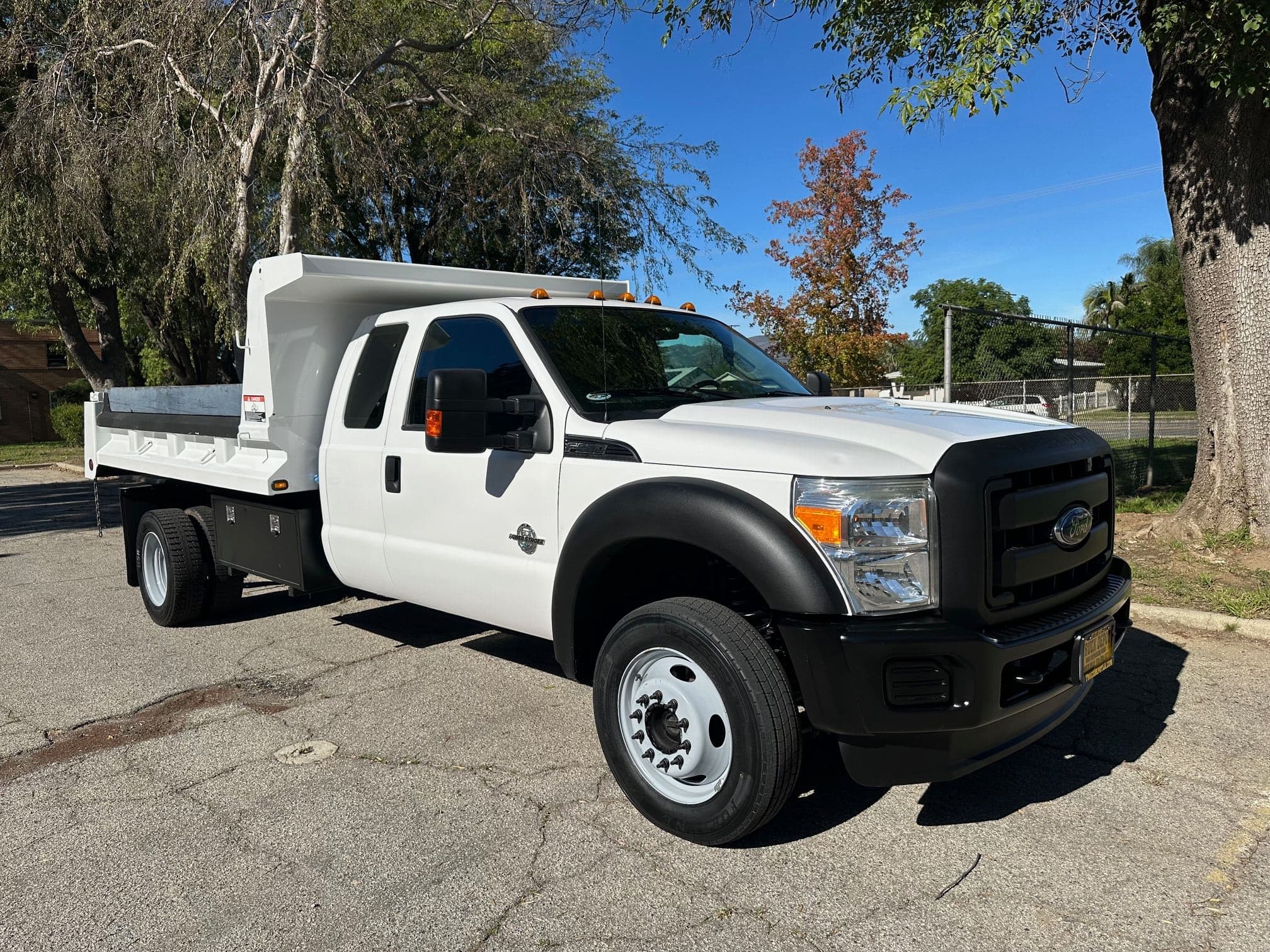 2016 FORD F550 SD 4x4 Extra Cab Gravel Dump Truck 13493 image 6