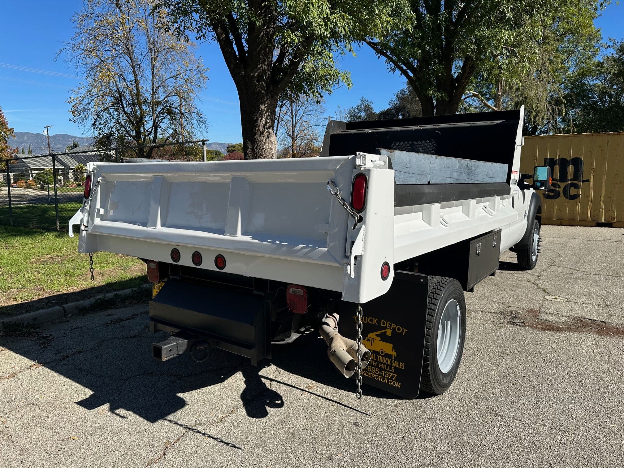 2016 FORD F550 SD 4x4 Extra Cab Gravel Dump Truck 13493 image 9