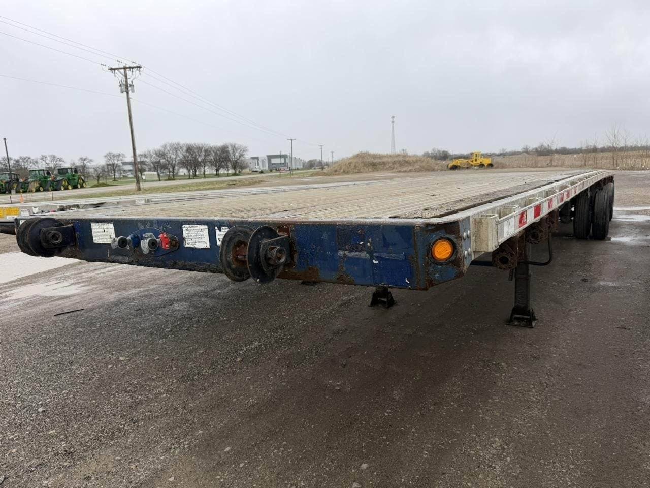 2012 Great Dane 48x96 Combination Flatbed Trailer - Air Ride, Spread Axle image 5