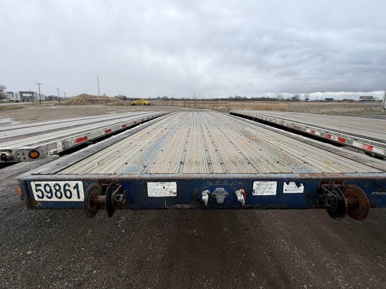 2012 Great Dane 48x96 Combination Flatbed Trailer - Air Ride, Spread Axle image 3