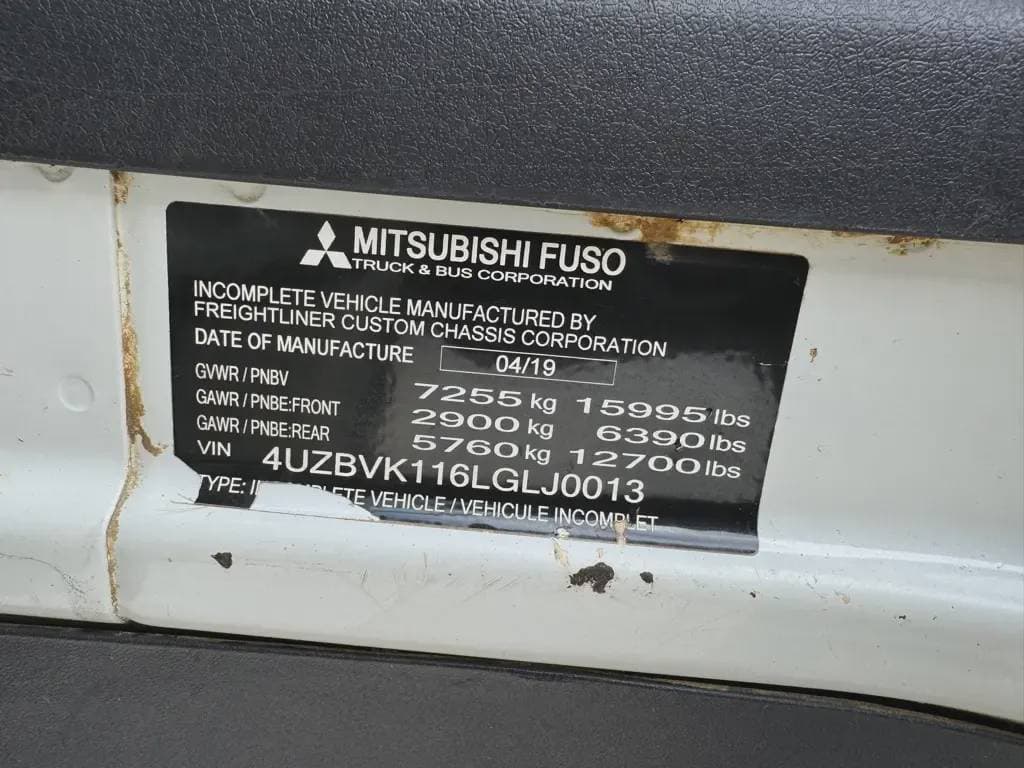 2020 MITSUBISHI FUSO FE160 (FEC7TS) image 10