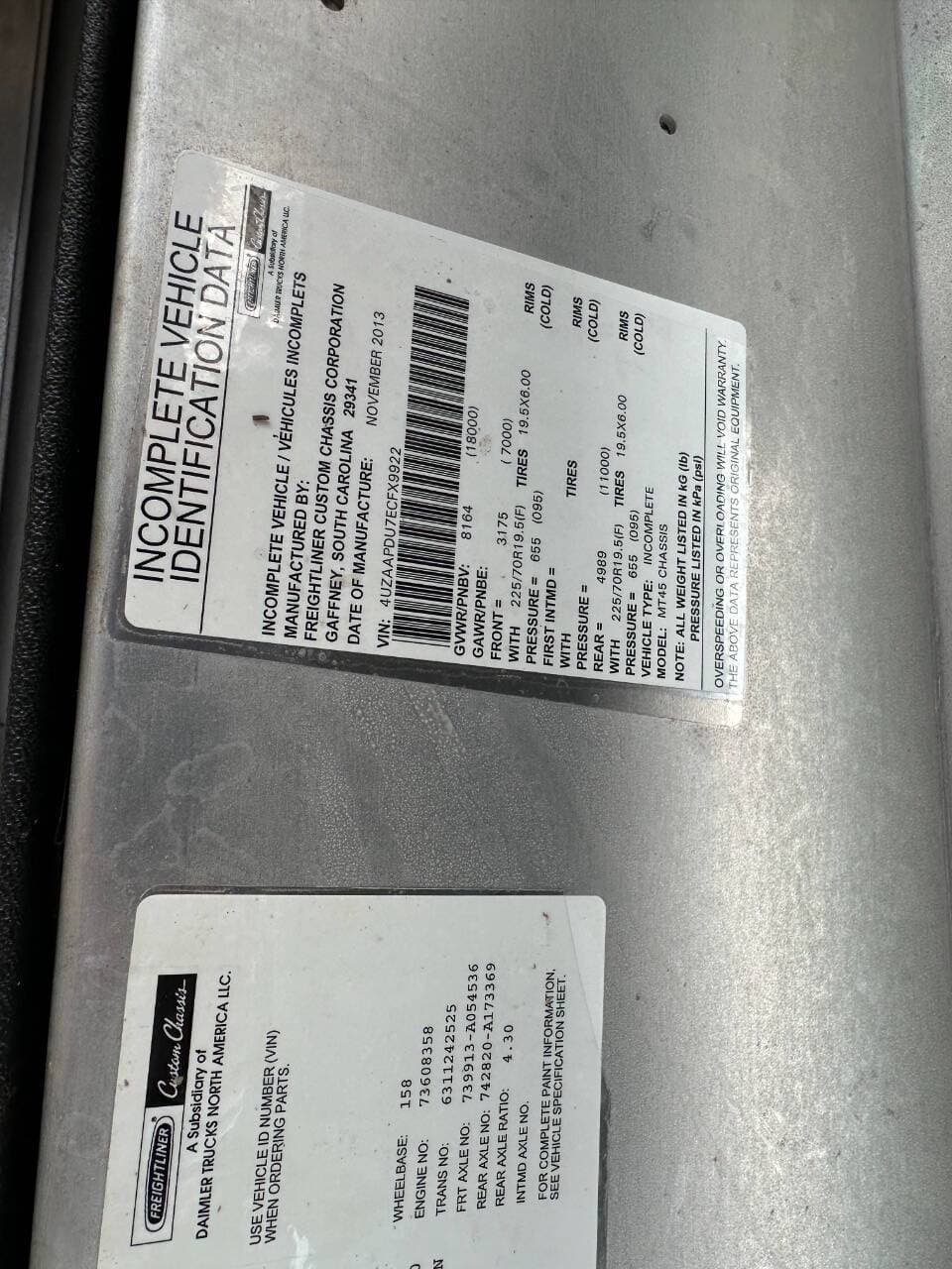 2014 Freightliner MT45 image 11