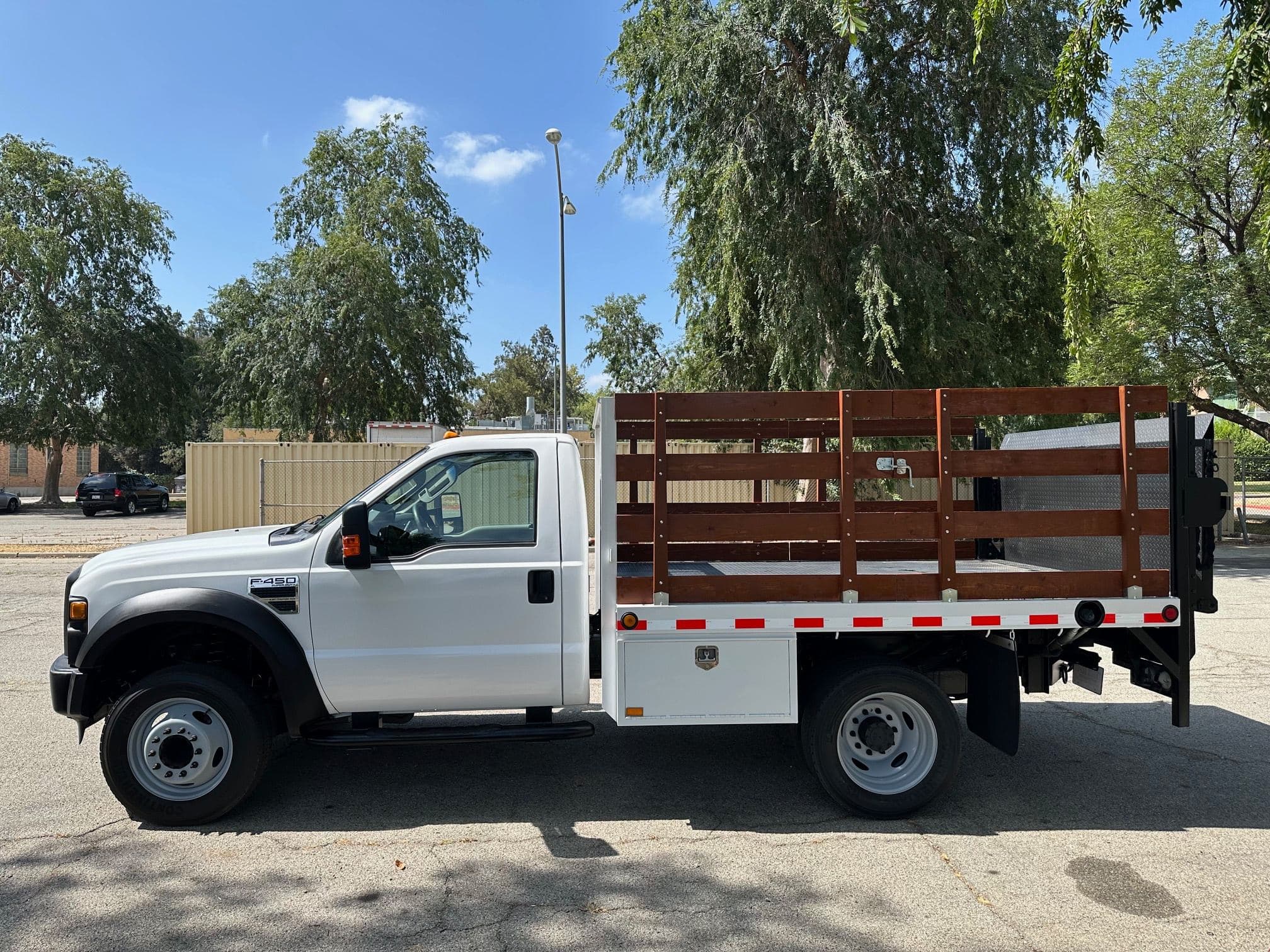 2009 FORD F450 SD Satke Bed with Liftgate 13398 image 6