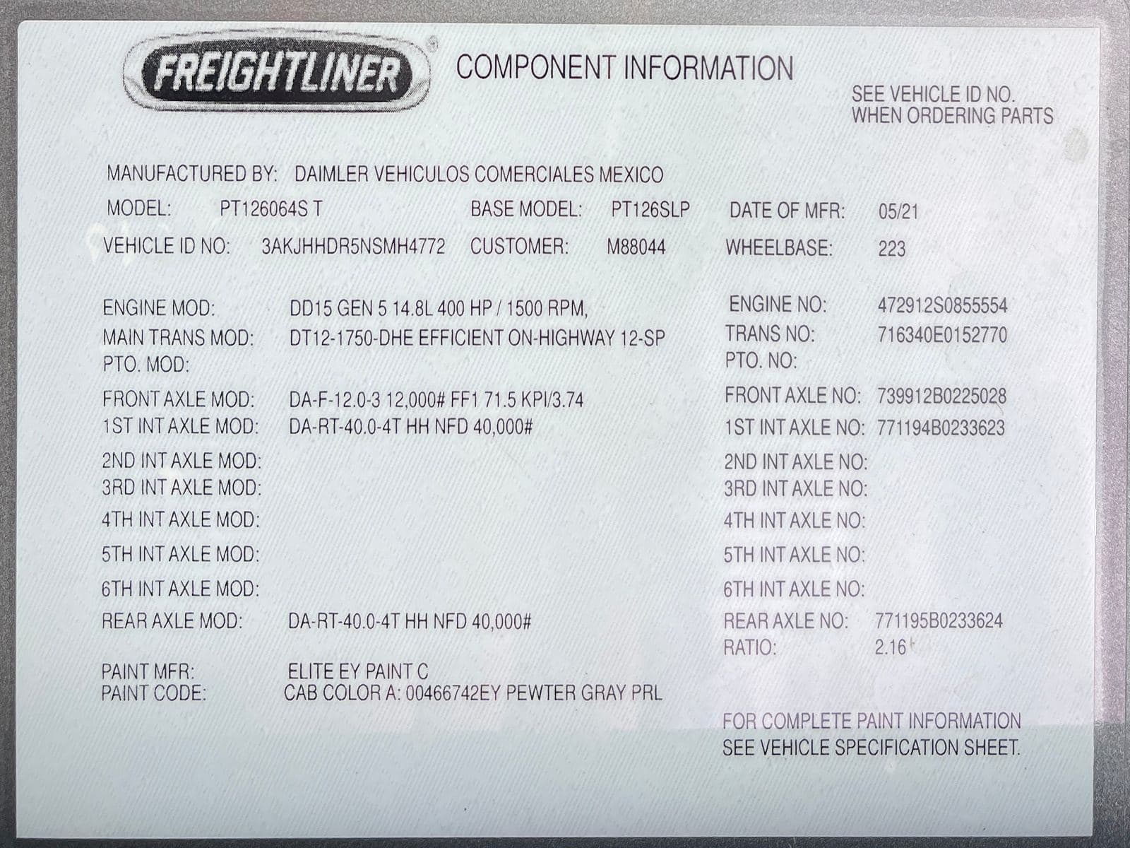 2022 Freightliner Cascadia 126 image 23