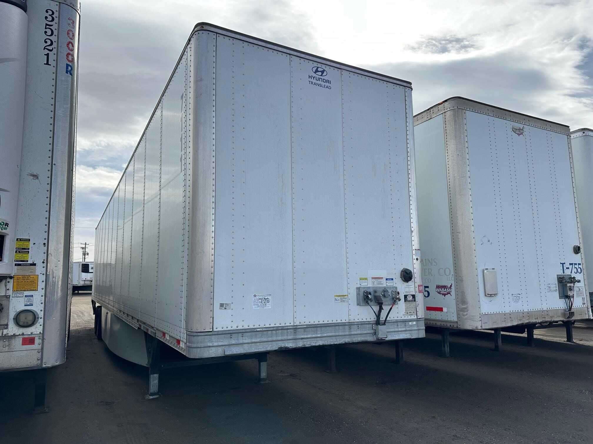 Used 2024 HYUNDAI LATE MODEL 53` AIR RIDE DRY VAN W SWING DOORS, ALU Dry Van Trailer in Henderson, CO image 5