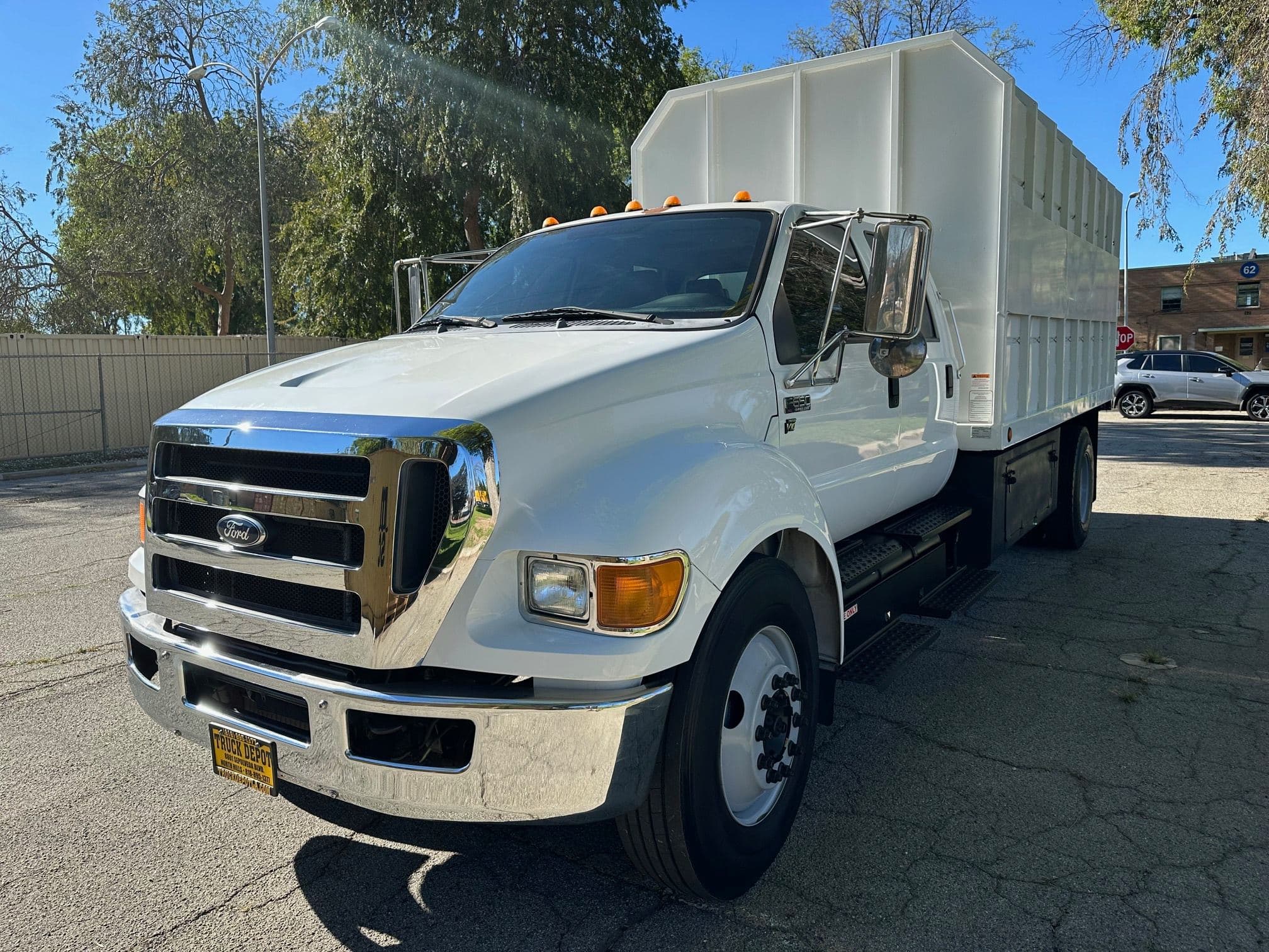 2015 FORD F650 SD Crew Cab Chipper Dump 13409 image 10