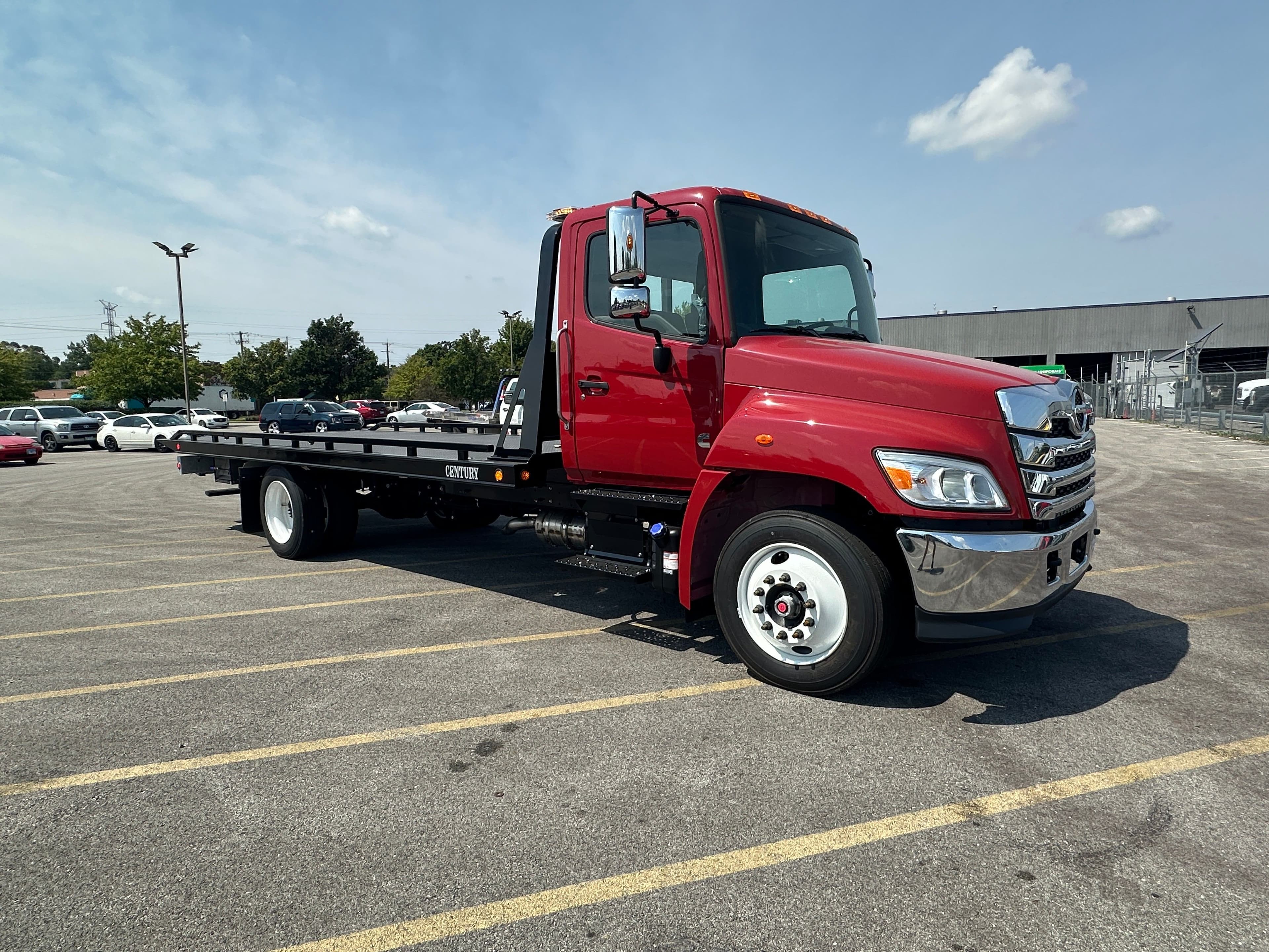 2025 Hino L6 WITH A CENTURY 21.5' STEEL CARRIER  (SK#: 6263C)  image 9