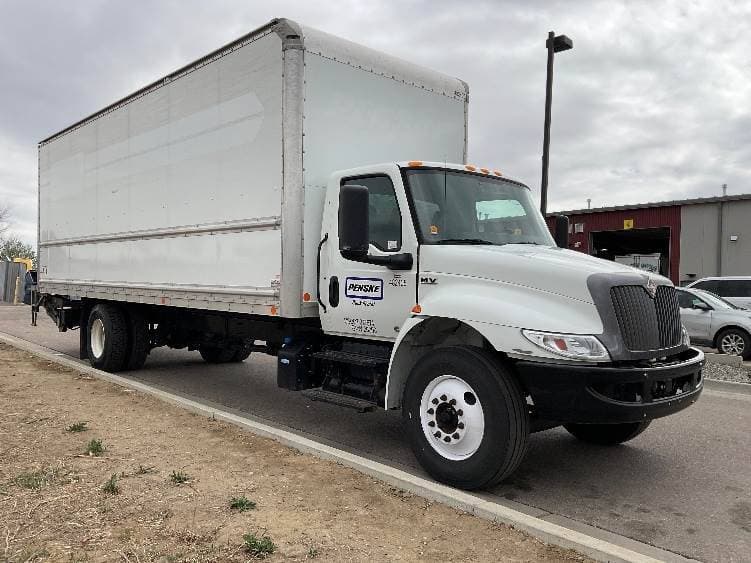 2022 International MV607 Box Truck - 220HP, 6 Speed Automatic, Roll up Door image 1