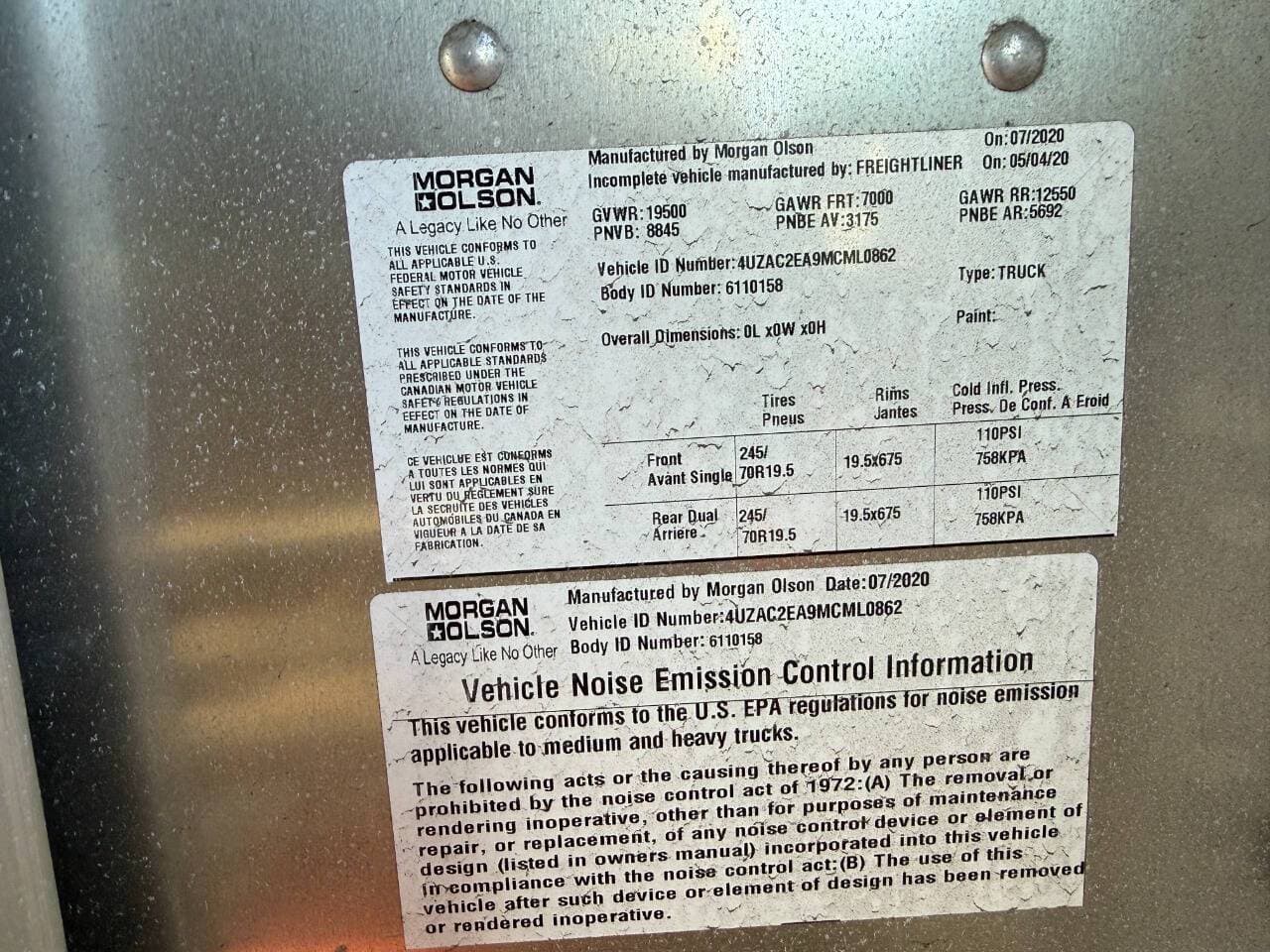 2021 Freightliner MT45 image 7