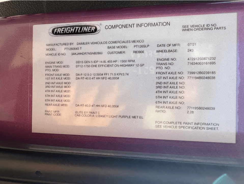 2022 Freightliner Cascadia image 6