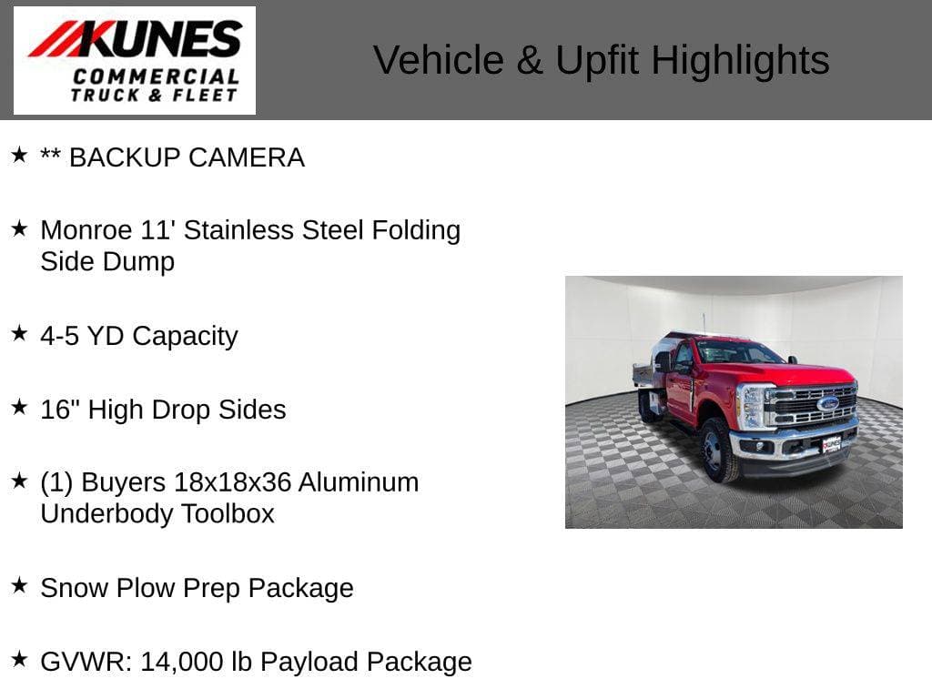 2025 Ford F-350SD XL Dump Truck image 3