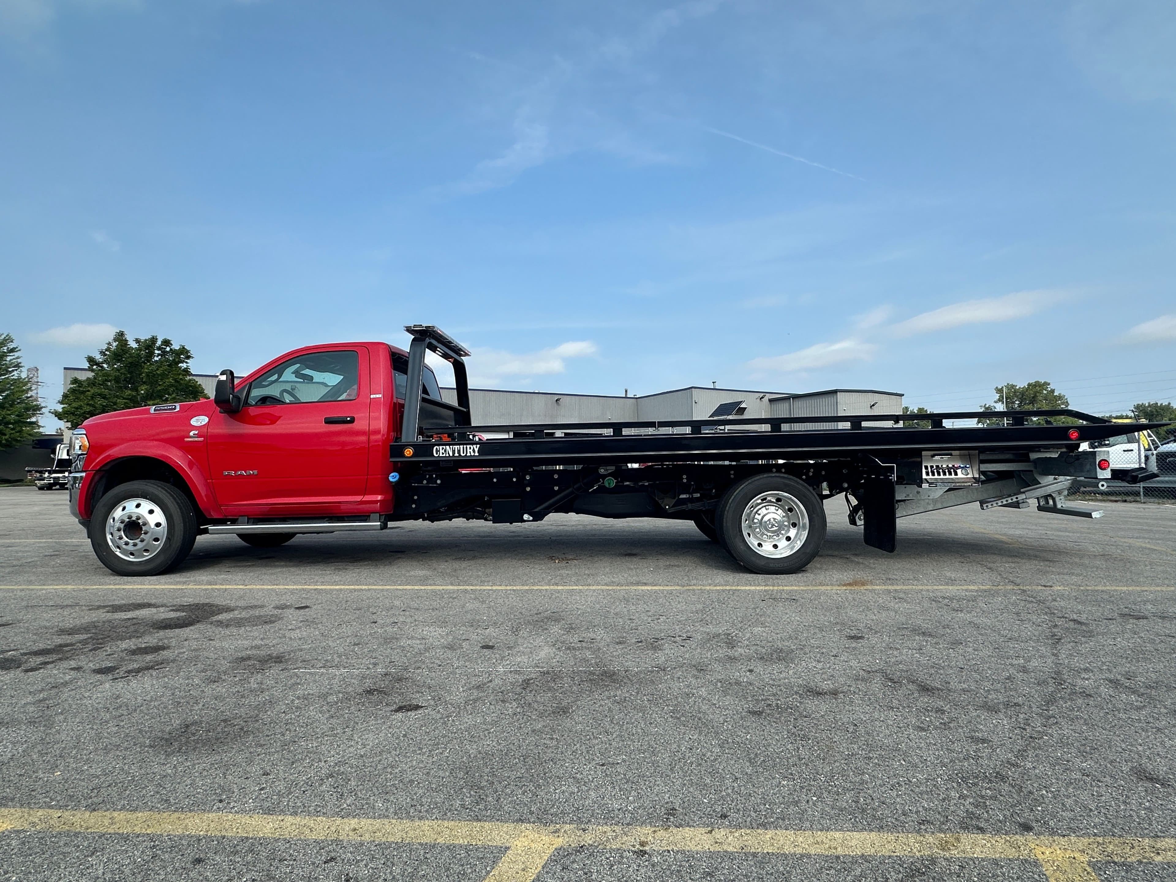 2024 Ram 5500 Chassis WITH A CENTURY 19.5' STEEL CARRIER  (SK#: 5891C)  image 2