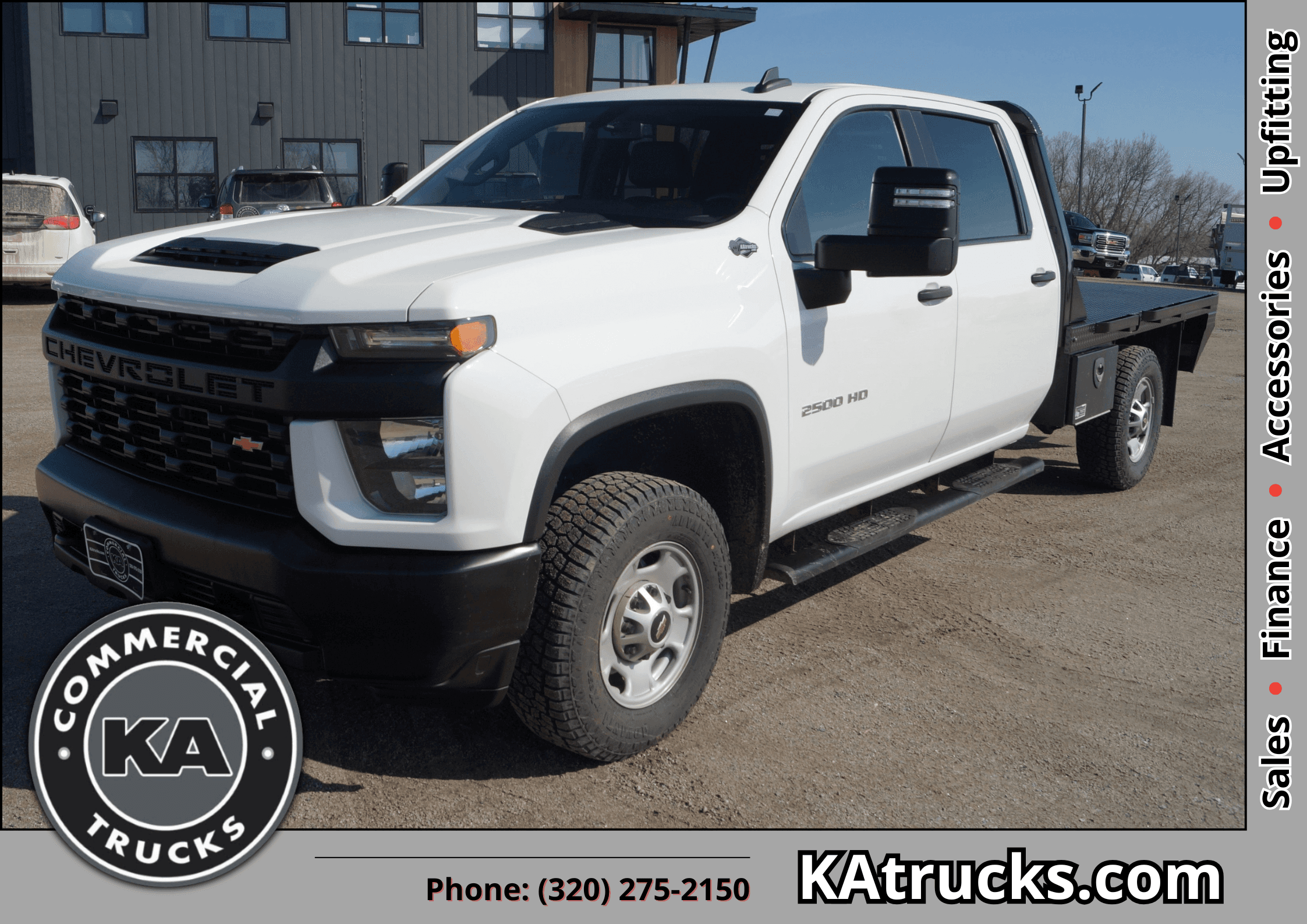 2023 Chevrolet Silverado 2500 WT - 8ft Flatbed - 4WD 6.6L V8 image 1