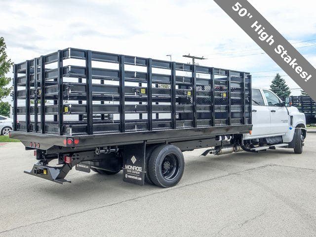 2024 Chevrolet Silverado 4500HD Work Truck 16'6" Stake BEd image 3