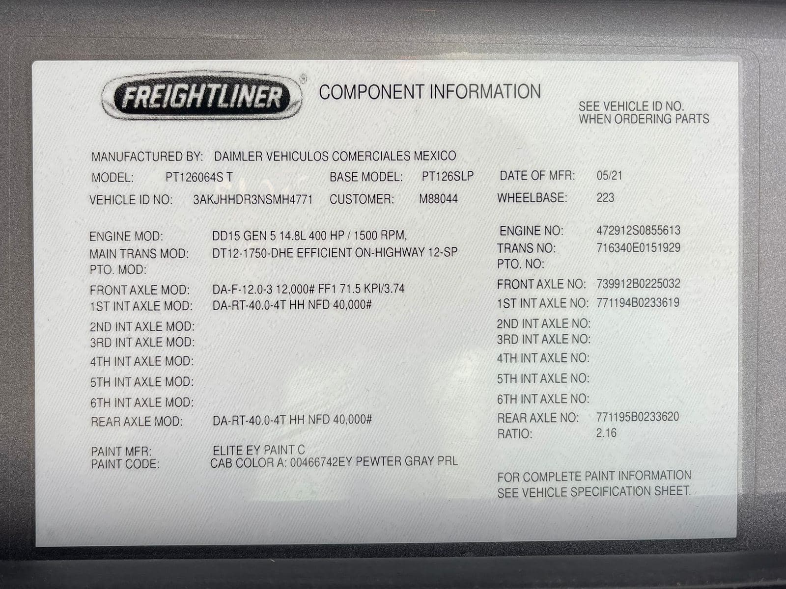 2022 Freightliner Cascadia image 21
