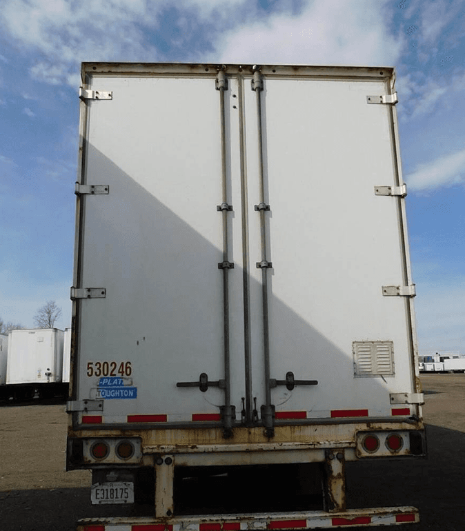 2016 Stoughton 53FT DRY VAN- COMPOSITE- ALUM ROOF Dry Van Trailer - Swing Door, Air Ride, Sliding Axle image 2