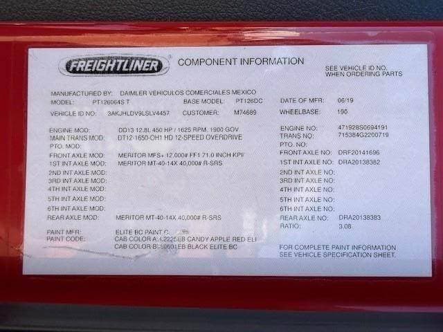 2020 Freightliner Cascadia 126 Day Cab Truck - Detroit 450HP, 12 Speed Dt12 Amt image 8