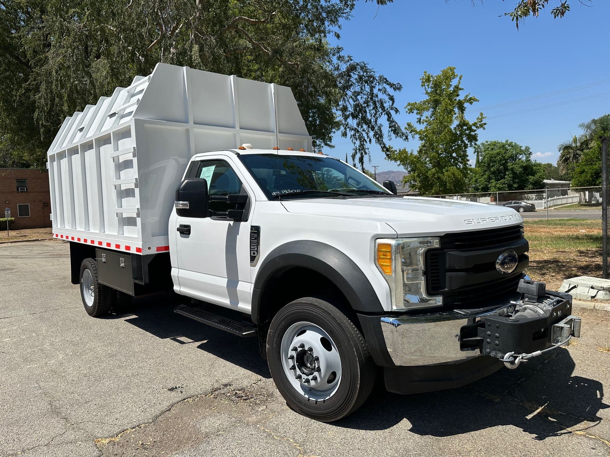 2017 FORD F550 SD 4x4 Chipper Dump Truck  13438 image 4