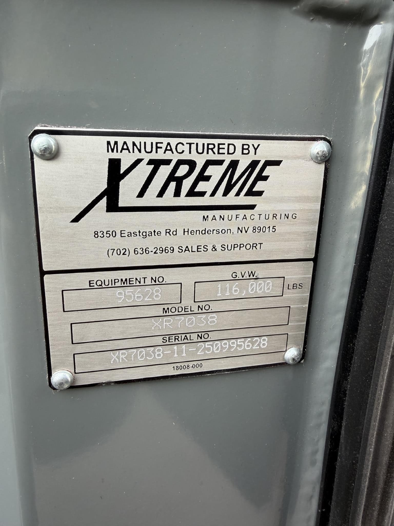 2026 XTREME MFG XR7038 MH5628 image 12