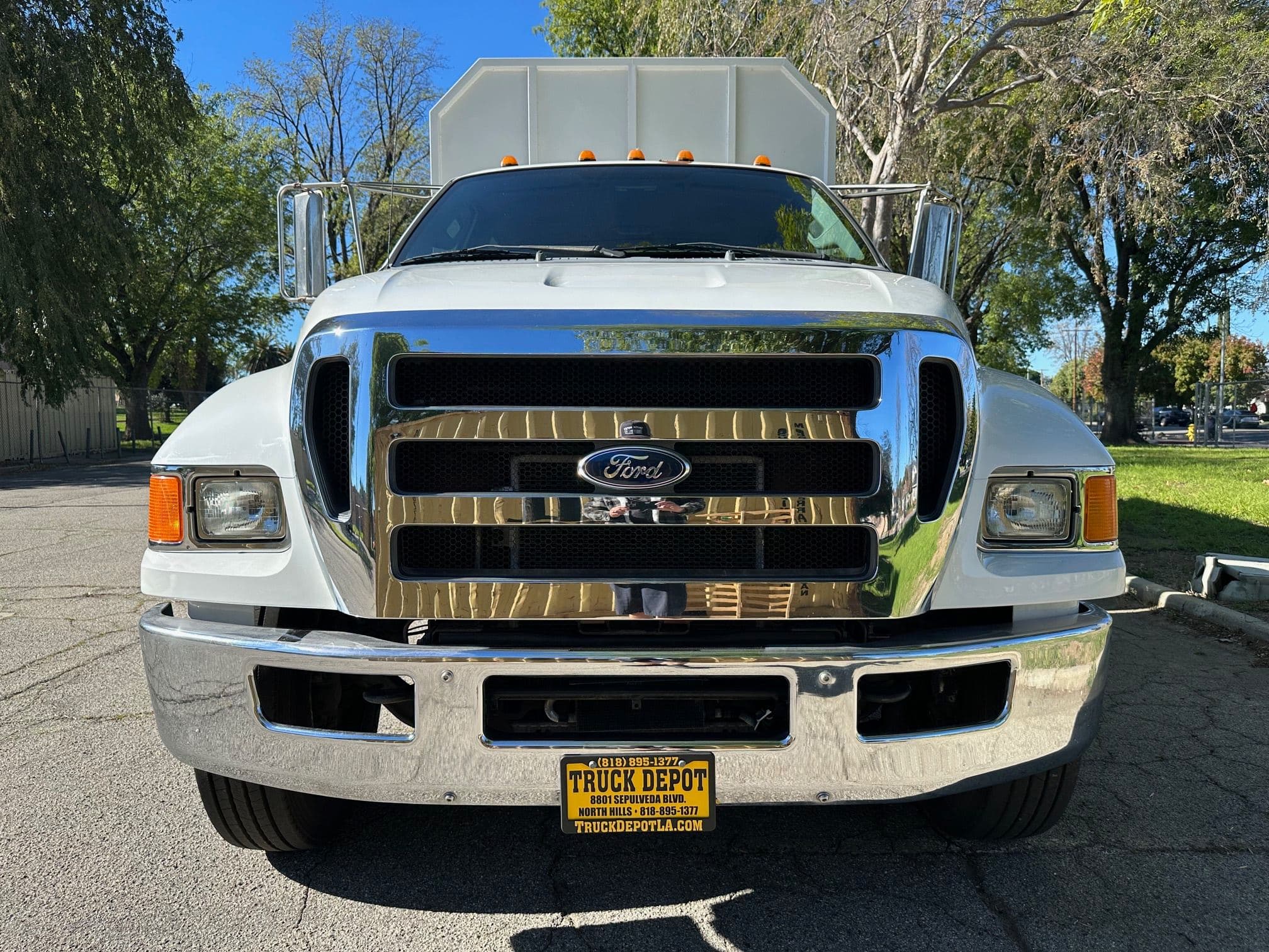 2015 FORD F650 SD Crew Cab Chipper Dump 13409 image 54