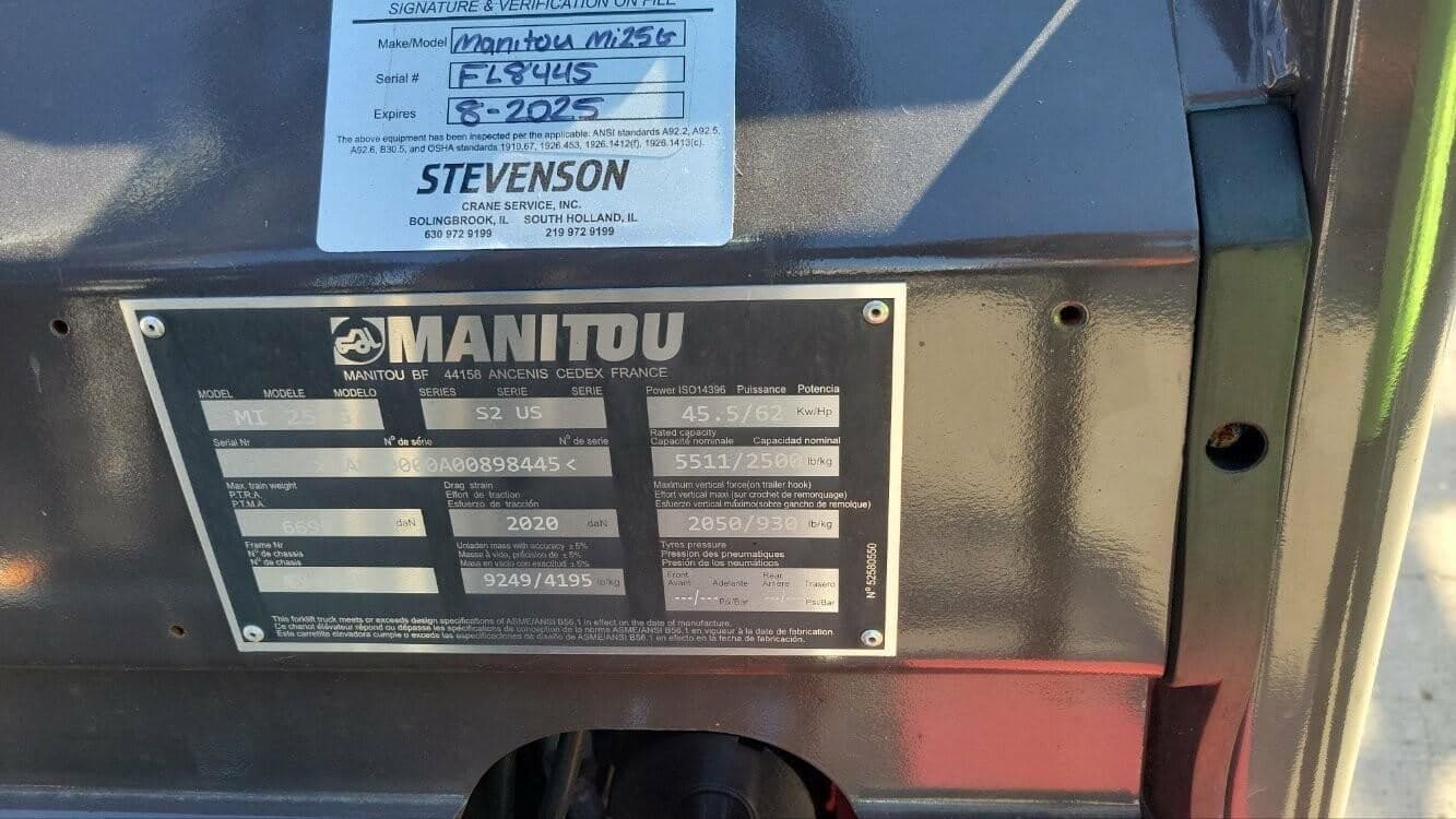 2023 MANITOU MI25G FL8445 image 6