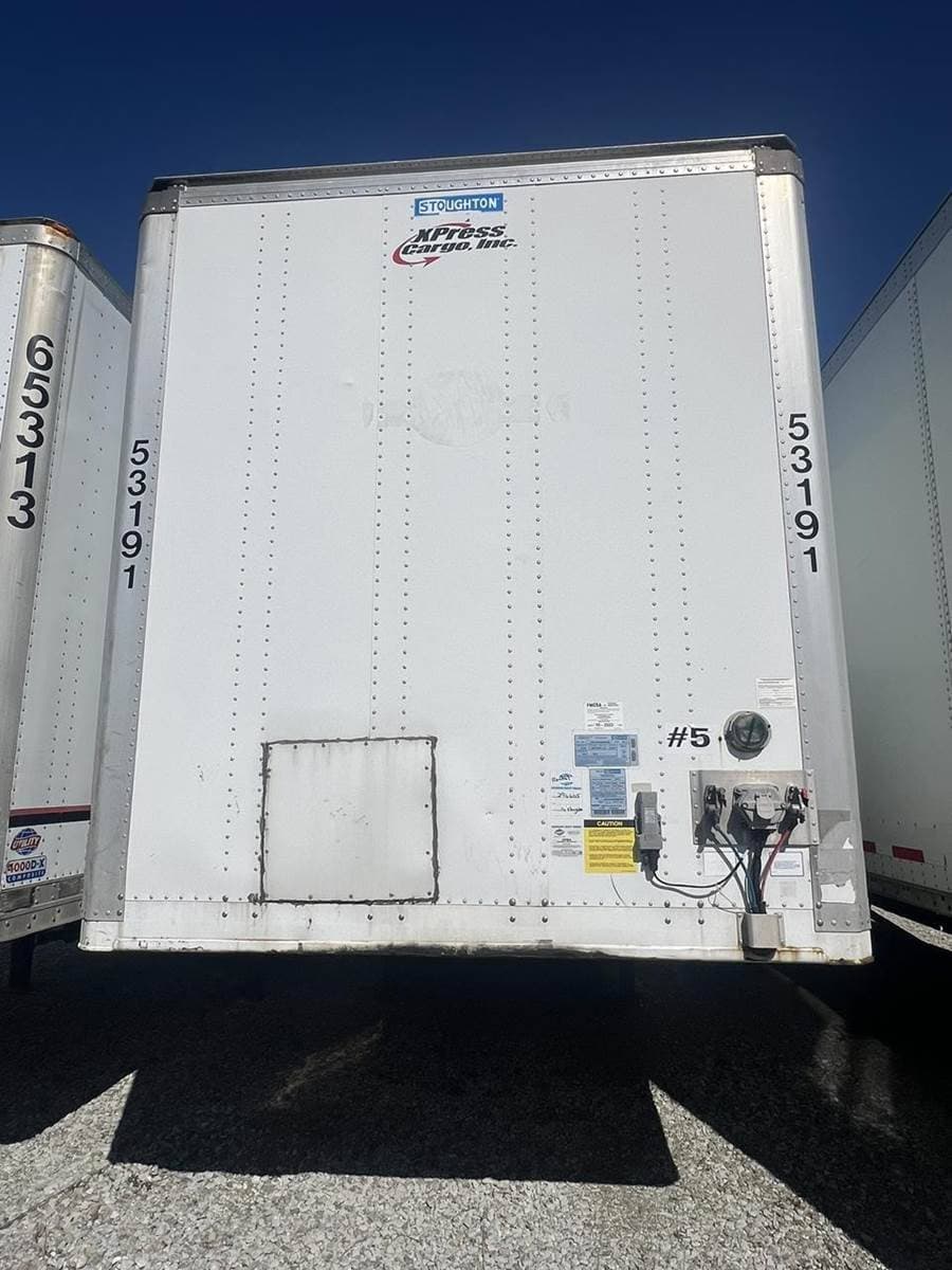 2016 Stoughton Z-Plate 53 ft Dry Van Trailer - Swing Door, Air Ride, Sliding Axle image 1