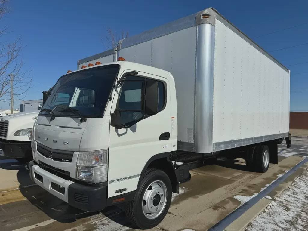 Used 2021 MITSUBISHI FUSO Box Truck - Straight Truck, Moving Van, Cabover Truck - COE - FE180G For Sale image 1