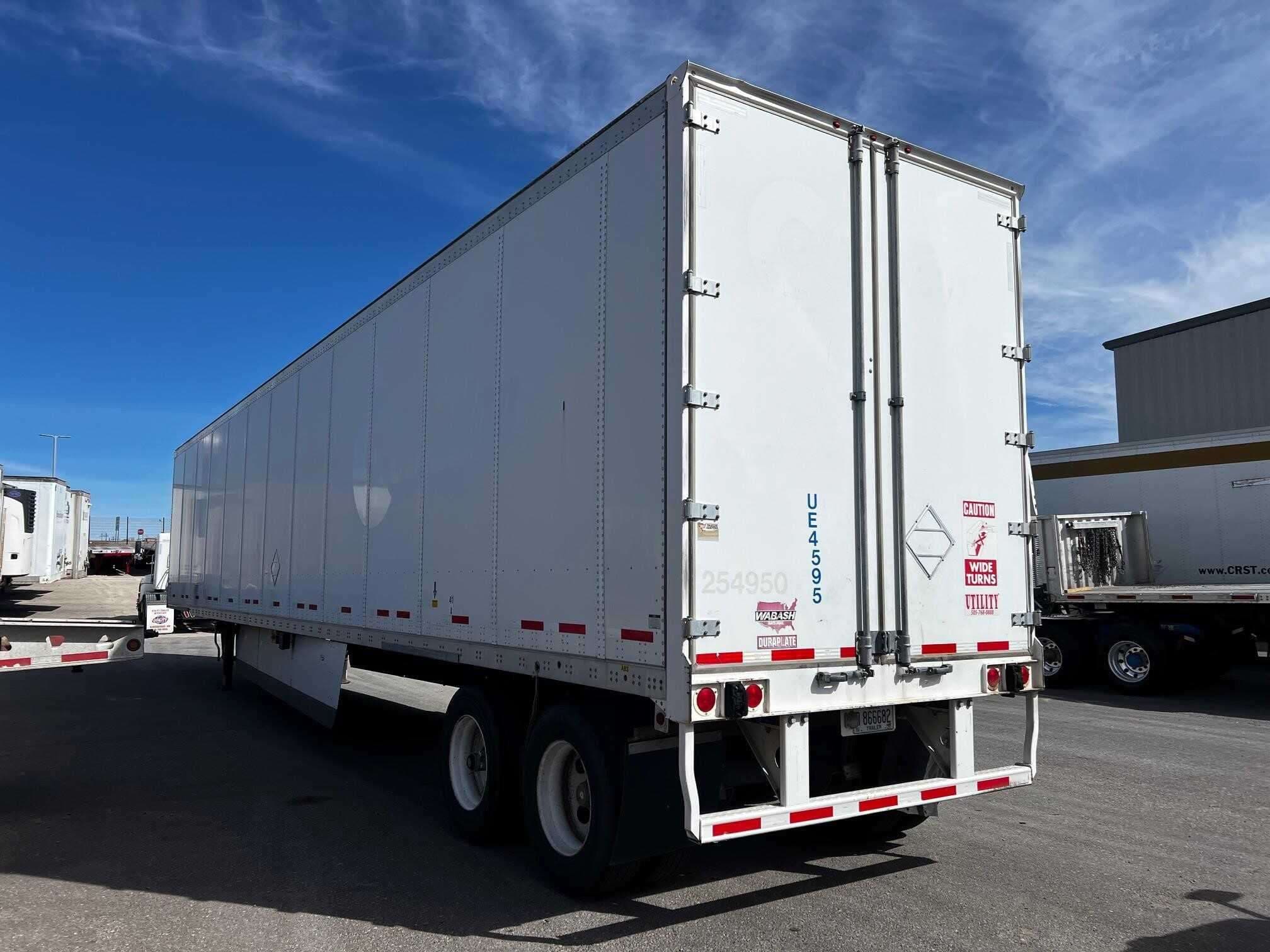 Used 2014 WABASH 53` AIR RIDE DURAPLTE DRY VAN, SWING DOORS, ALUM R Dry Van Trailer in Henderson, CO image 2