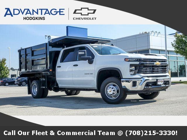 2024 Chevrolet Silverado 3500HD Work Truck 9' Landscape Dump image 1