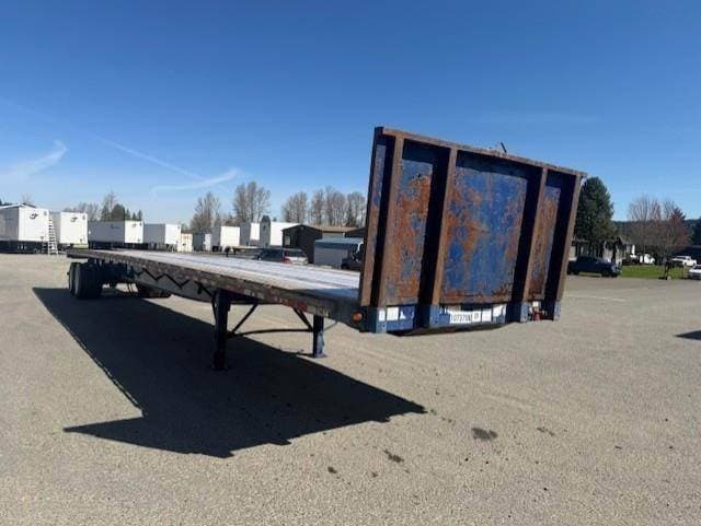 2013 Great Dane 53x102 Combination Flatbed Trailer - Spring, Sliding Axle image 5