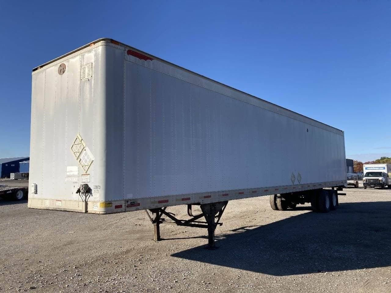 1999 Great Dane 53 ft Dry Van Trailer - Swing Door, Air Ride, Sliding Axle image 1