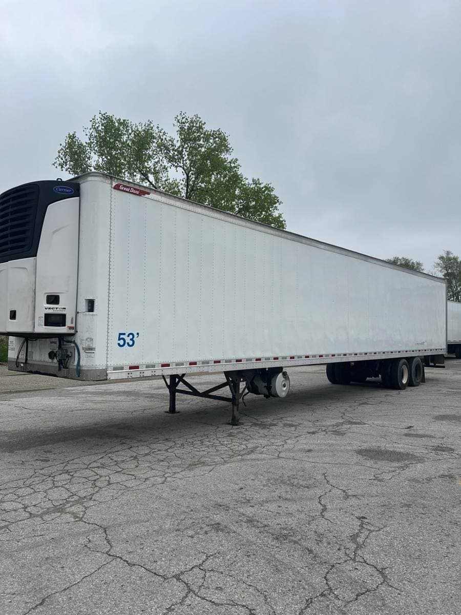 2016 Great Dane 53 ft Reefer Trailer - Sliding Axle, Carrier image 1