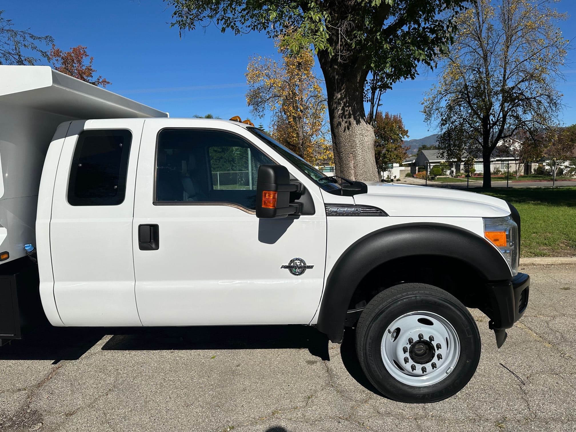 2016 FORD F550 SD 4x4 Extra Cab Gravel Dump Truck 13493 image 14