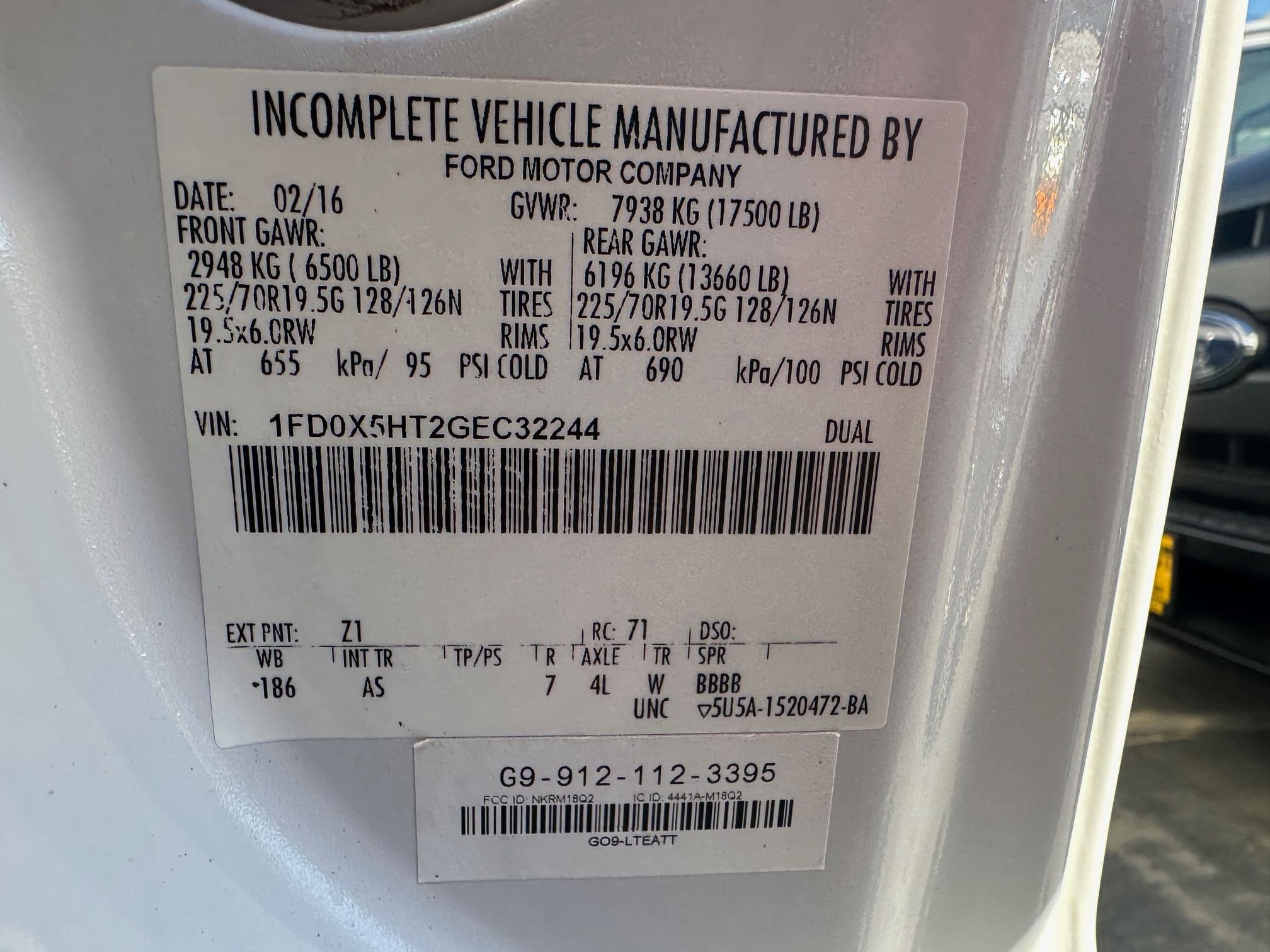 2016 FORD F550 SD 4x4 Extra Cab Gravel Dump Truck 13493 image 47