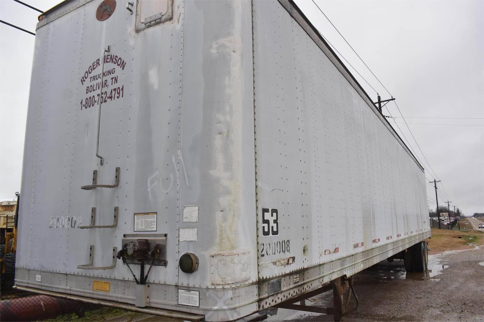 2000 Great Dane 53` Dry Van Trailer image 2
