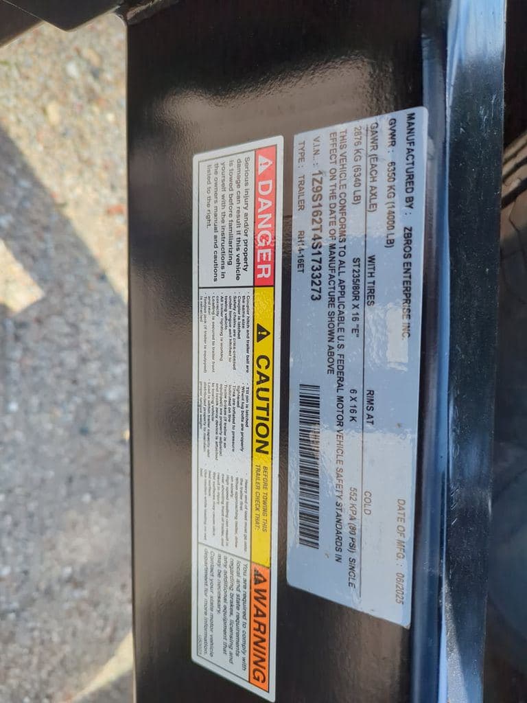 2025 REDI HAUL TRAILER RH14-16ET image 3