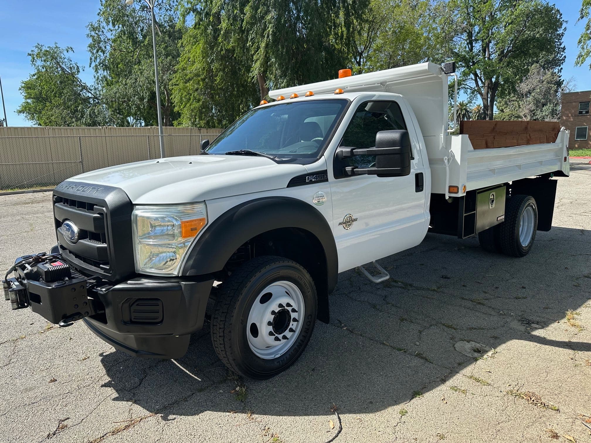 2011 Ford F-450 Gravel Dump Truck image 13