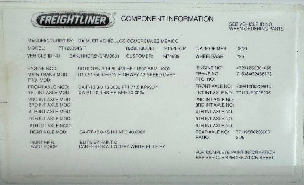 2022 Freightliner Cascadia 126 image 18