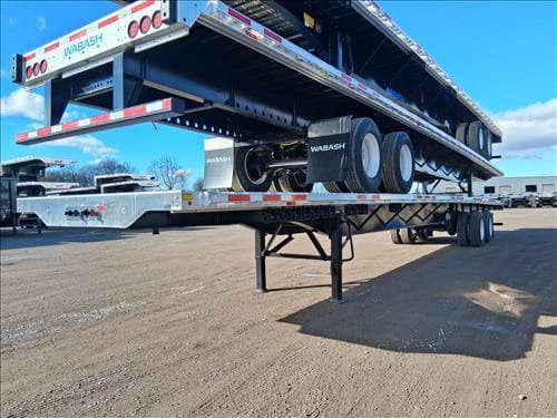 2027 WABASH 53' COMBO FLATBED - REAR AXLE SLIDE image 4