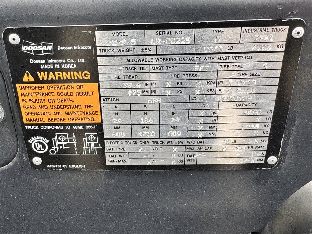 2007 Doosan D25s-5 image 30