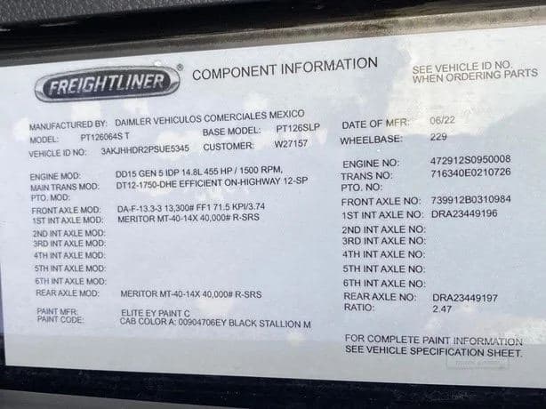 2023 Freightliner Cascadia 126 image 11