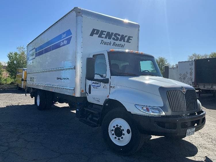 2022 International MV607 Box Truck - 220HP, 6 Speed Automatic, Roll up Door image 1