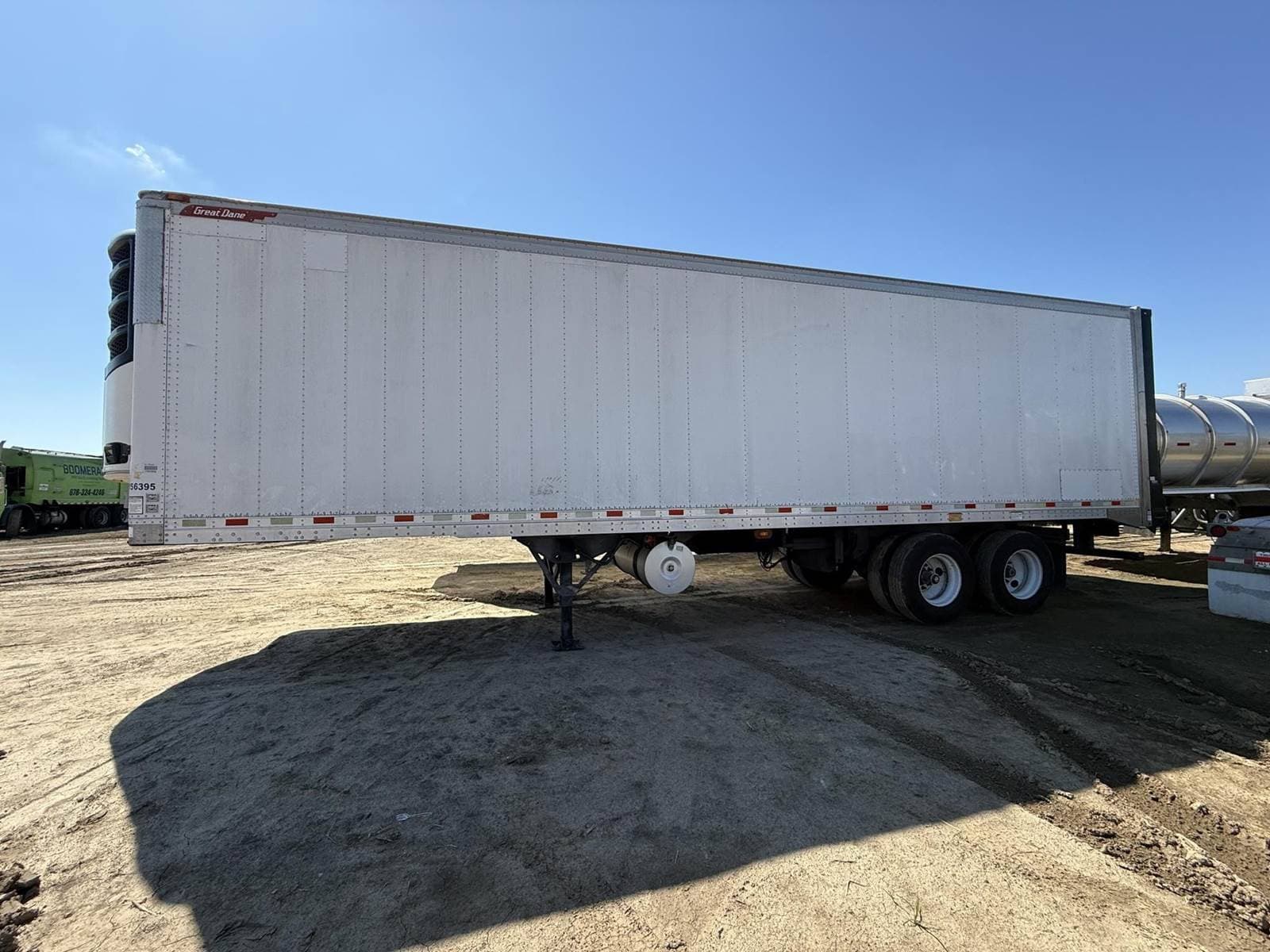 2017 Great Dane 36 ft Reefer Trailer - Sliding Axle, Roll up Door, Thermo King image 4