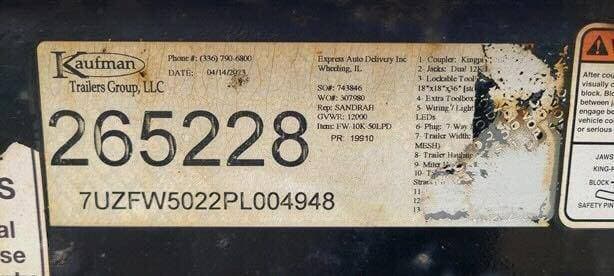 2023 KAUFMAN 50 ft 4 Car image 13