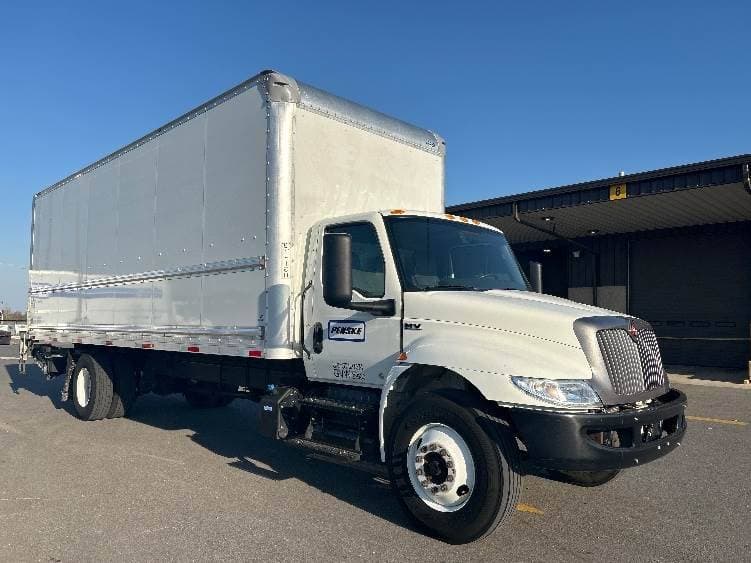 2022 International MV607 Box Truck - 220HP, 6 Speed Automatic, Roll up Door image 1